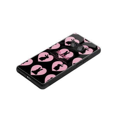 Bunny Love stylish phone case for nothing phone 2a plus | glossy glass and slim fit