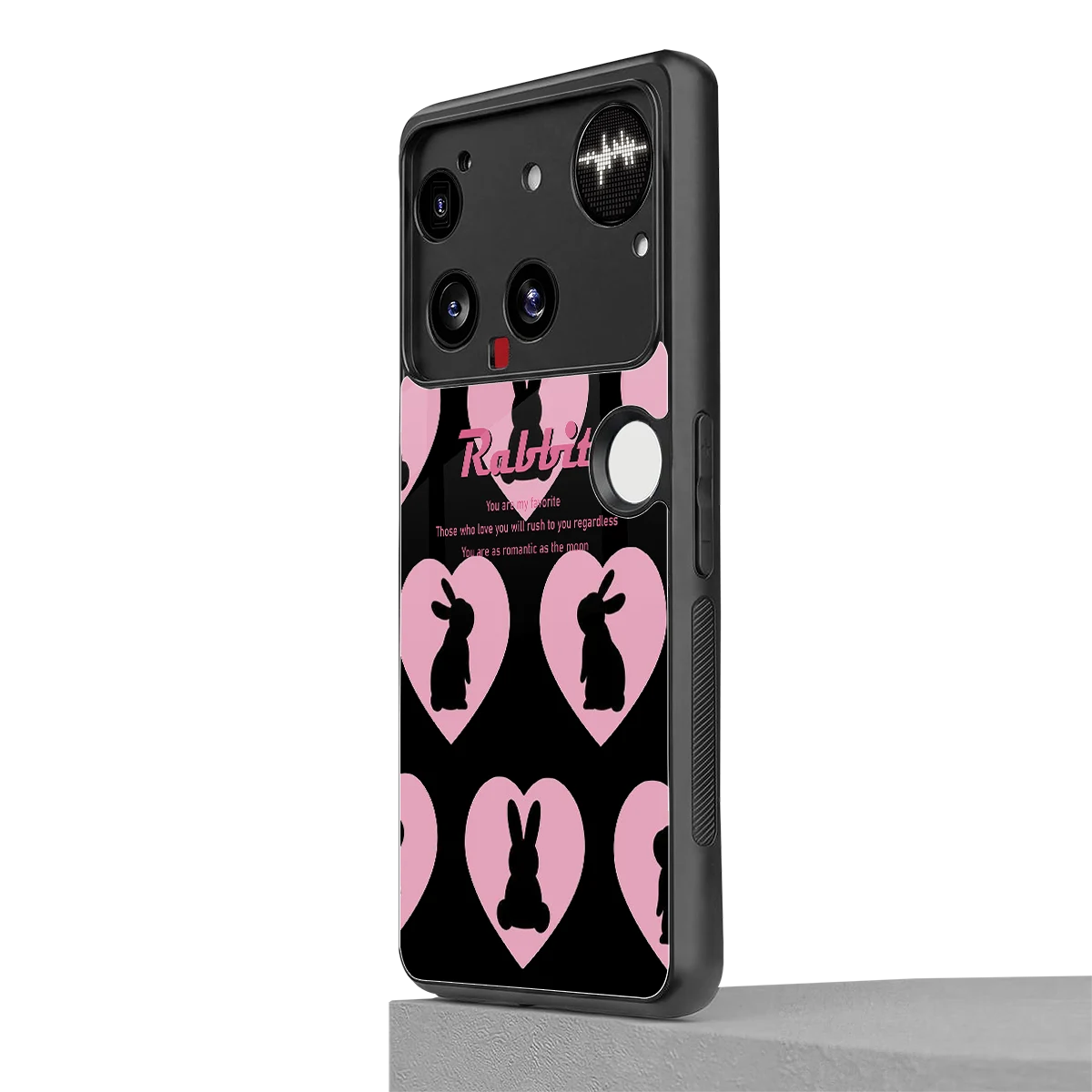 Bunny Love nothing phone 3 mobile cover | shockproof glass phone case