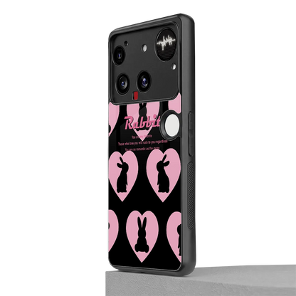 Bunny Love nothing phone 3 mobile cover | shockproof glass phone case