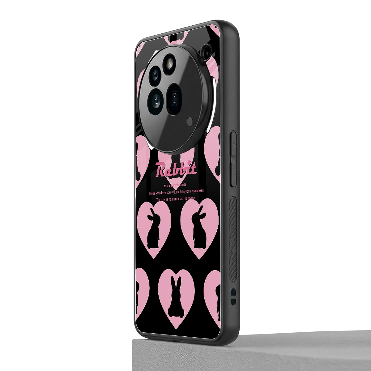 Bunny Love nothing phone 3a pro mobile cover | shockproof glass phone case