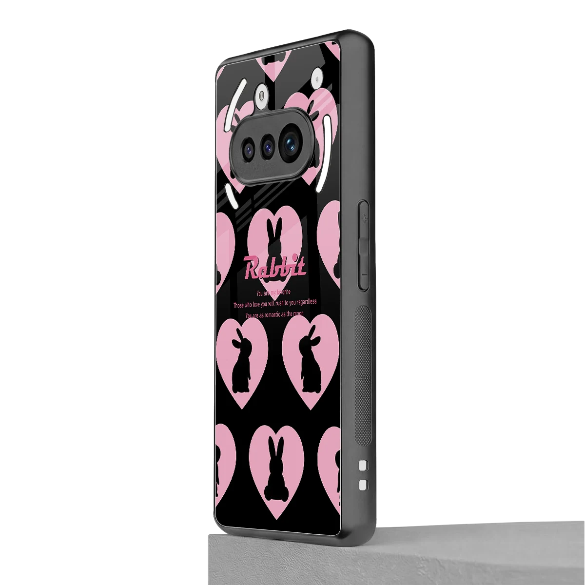 Bunny Love nothing phone 3a mobile cover | shockproof glass phone case