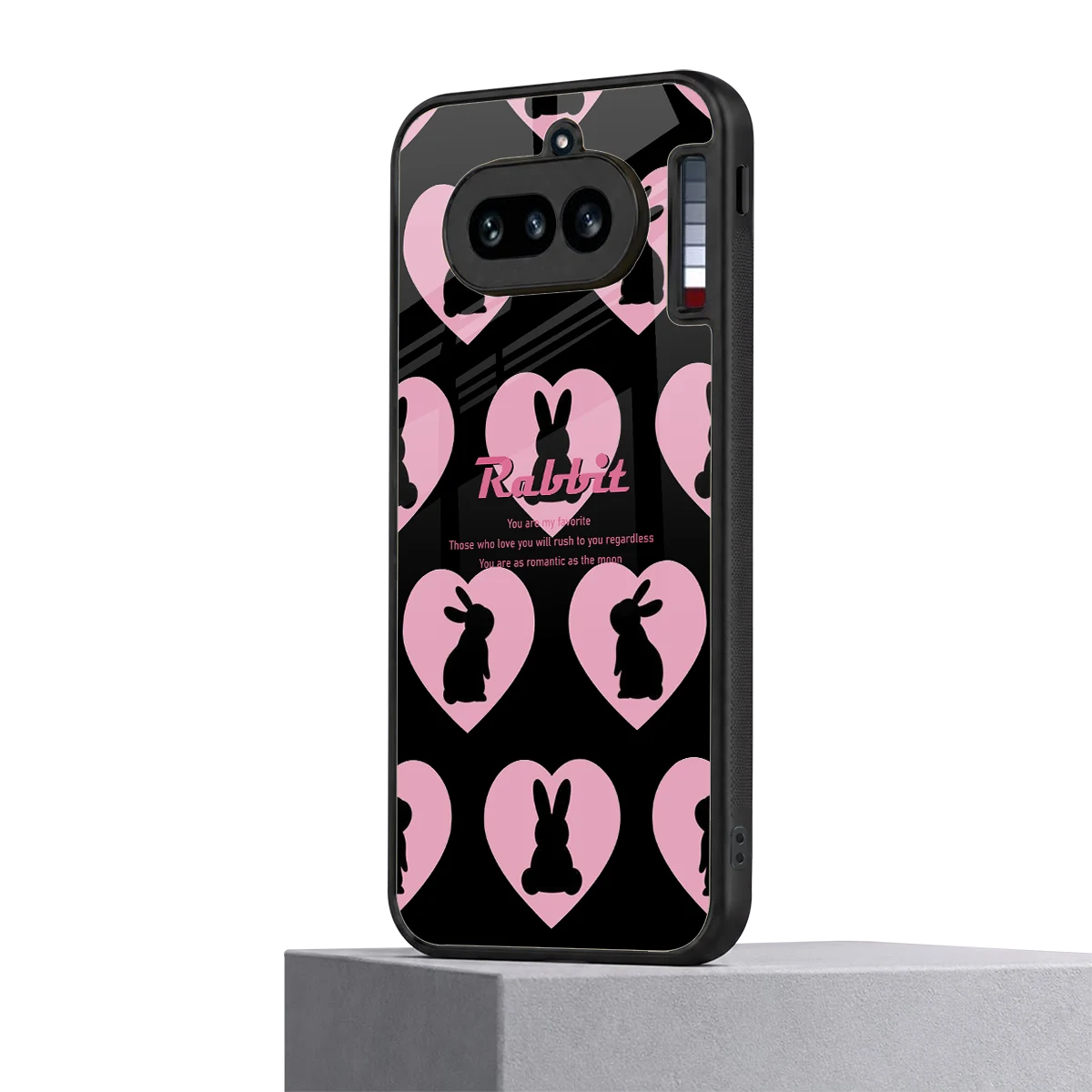 Bunny Love nothing phone 4a mobile cover | shockproof glass phone case