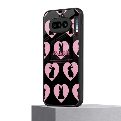 Bunny Love nothing phone 4a mobile cover | shockproof glass phone case