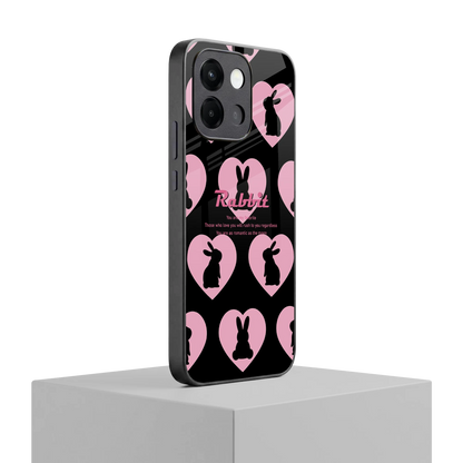 Bunny Love oneplus 13s mobile cover | shockproof glass phone case