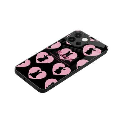 Bunny Love stylish phone case for oneplus 13s | glossy glass and slim fit