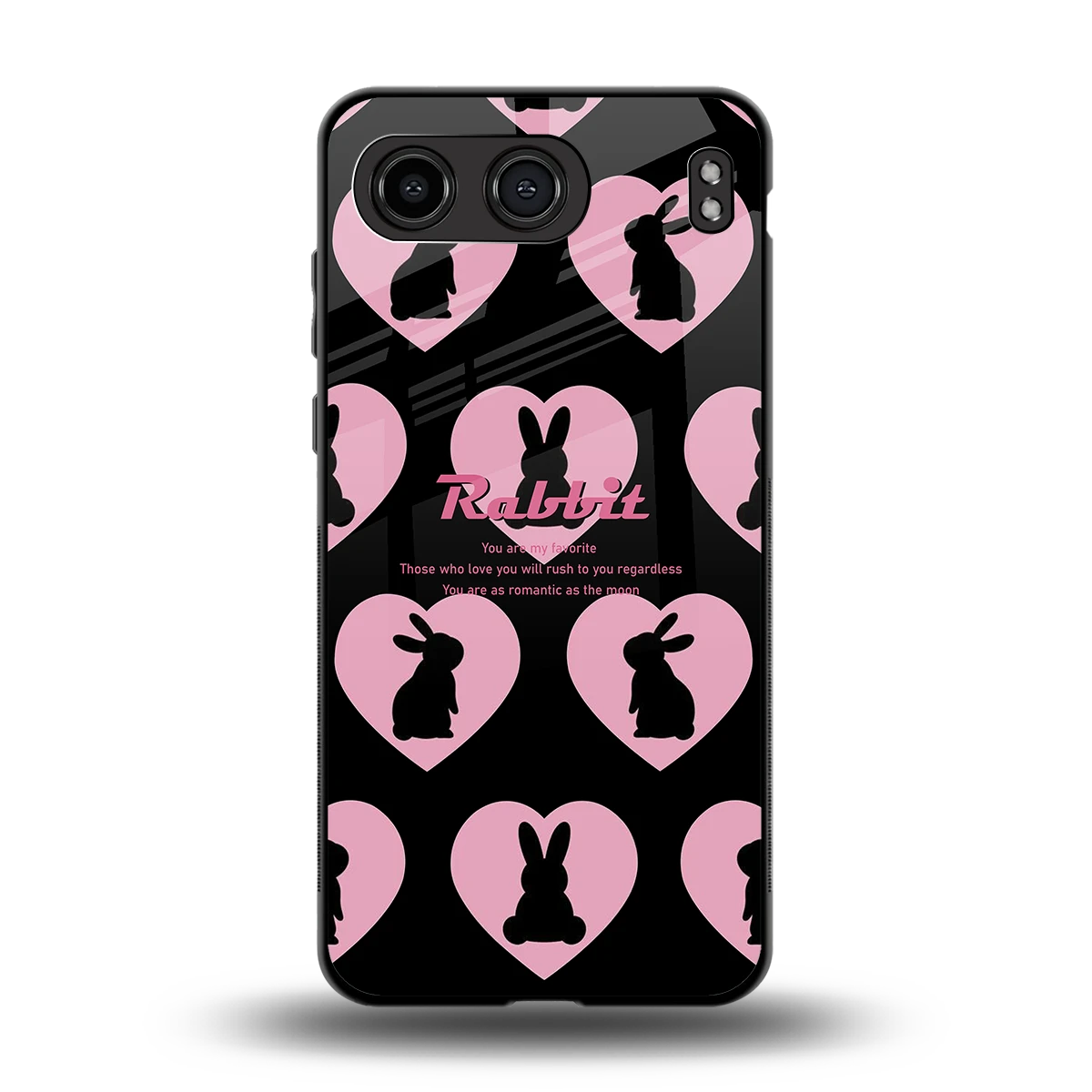 Bunny Love back phone cover | glass case for oneplus nord 4