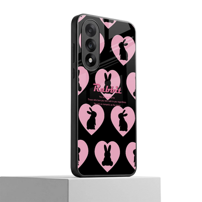 Bunny Love oneplus nord 5 mobile cover | shockproof glass phone case