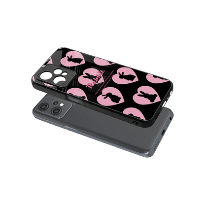 Bunny Love sleek oneplus nord ce 2 lite cover with tempered glass back and TPU edges