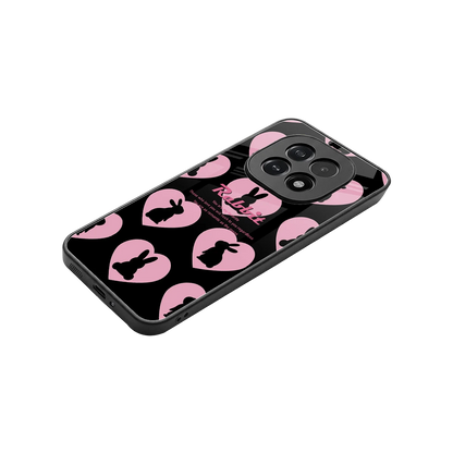 Bunny Love stylish phone case for oppo f29 5g | glossy glass and slim fit
