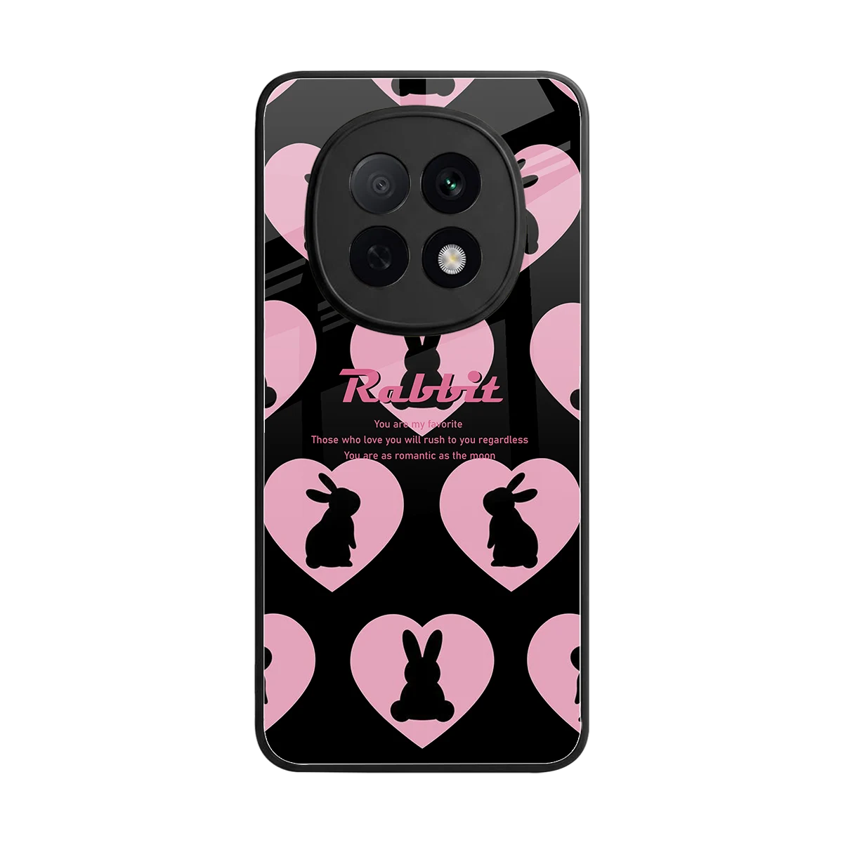 Bunny Love back phone cover | glass case for oppo f29 pro 5g
