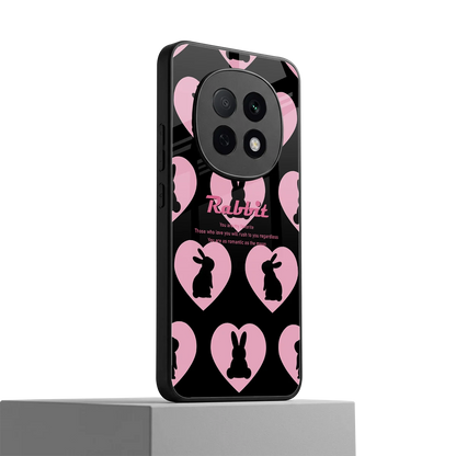 Bunny Love oppo f29 pro 5g mobile cover | shockproof glass phone case