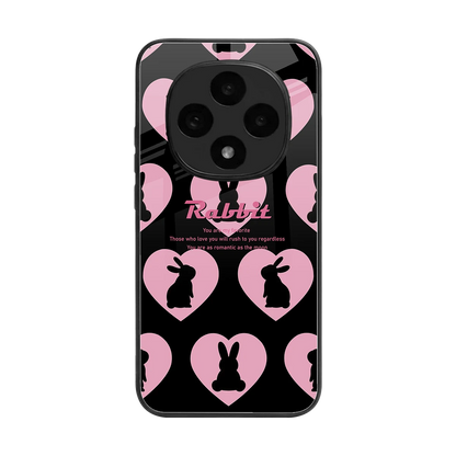 Bunny Love back phone cover | glass case for oppo f31 pro 5g