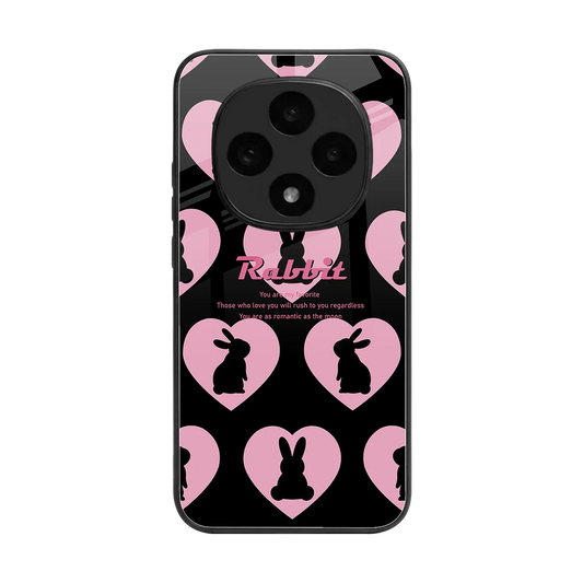 Bunny Love back phone cover | glass case for oppo f31 pro 5g