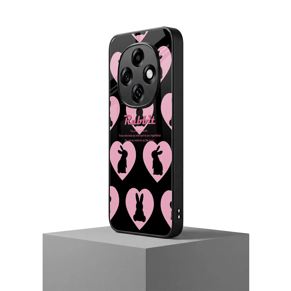 Bunny Love oppo f31 pro 5g mobile cover | shockproof glass phone case