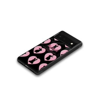 Bunny Love google pixel 6a mobile cover | shockproof glass phone case