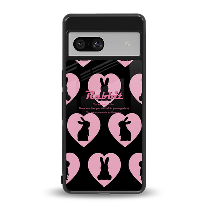 Bunny Love back phone cover | glass case for google pixel 7