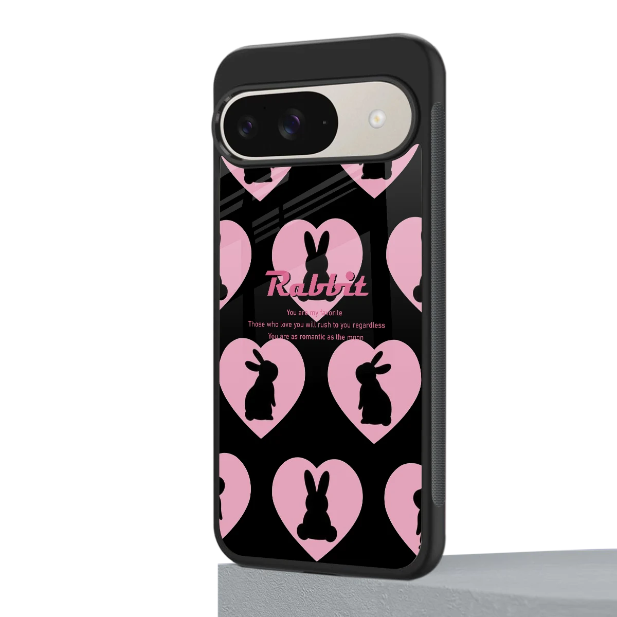 Bunny Love google pixel 9 mobile cover | shockproof glass phone case