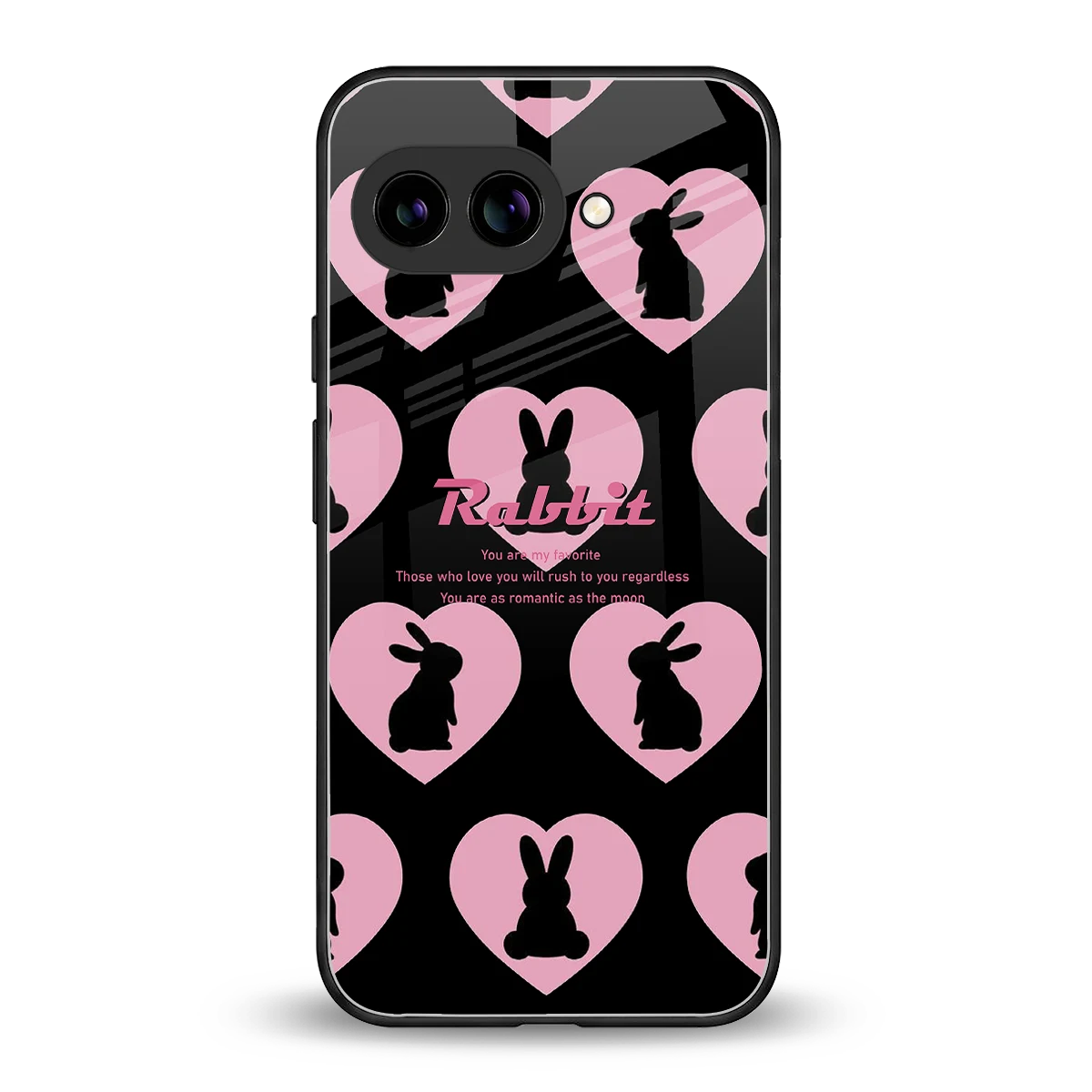 Bunny Love back phone cover | glass case for google pixel 10a