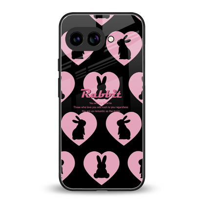 Bunny Love back phone cover | glass case for google pixel 10a