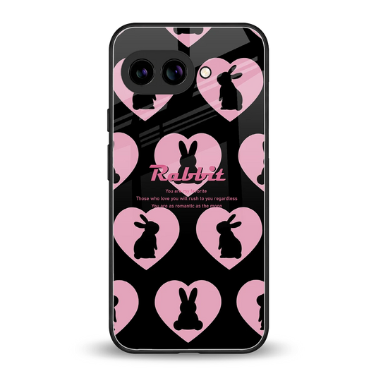 Bunny Love back phone cover | glass case for google pixel 10a