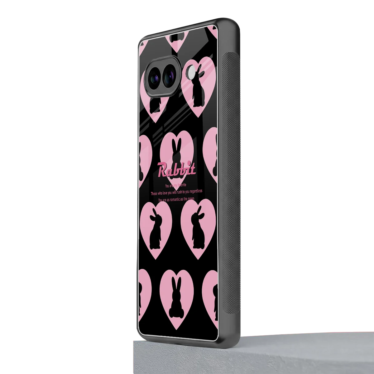 Bunny Love google pixel 10a mobile cover | shockproof glass phone case
