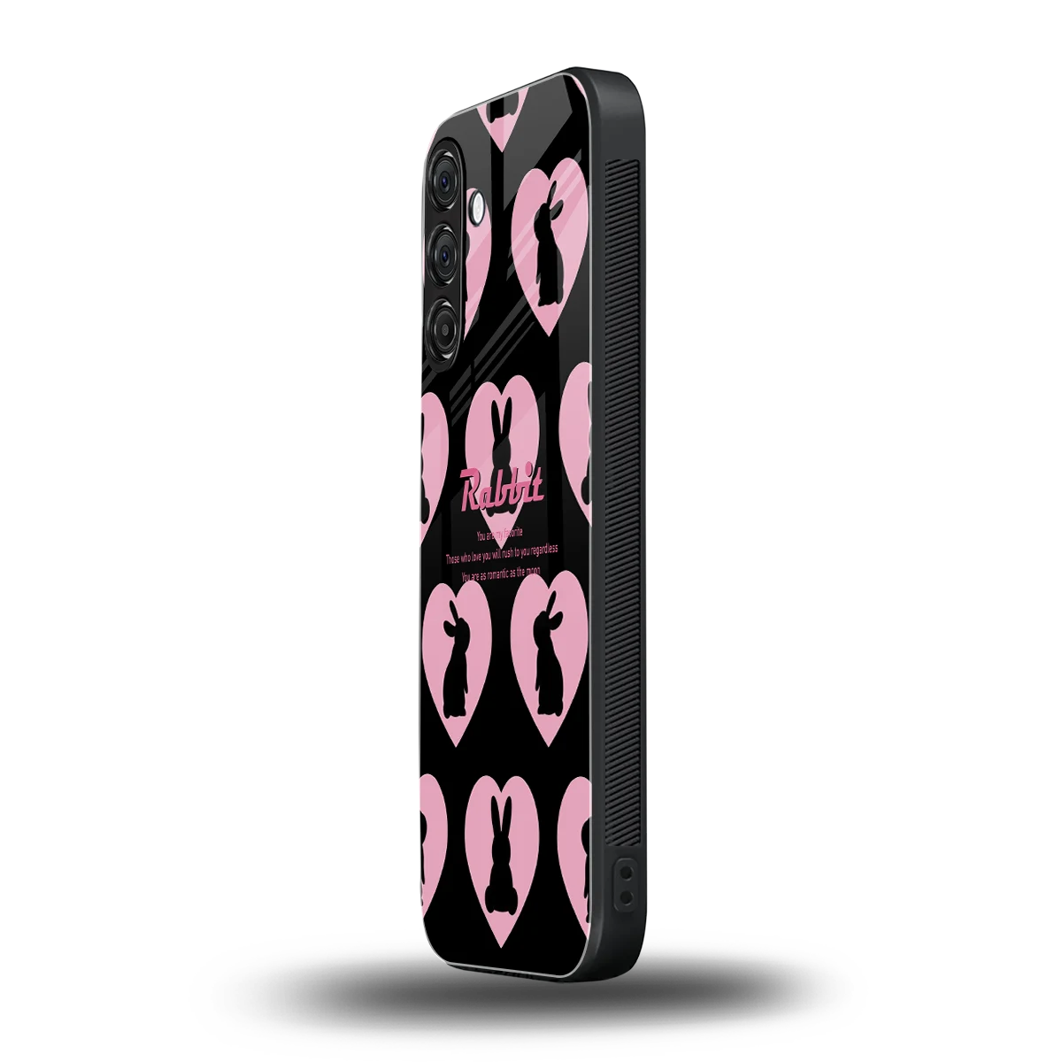 Bunny Love samsung galaxy m36 5g mobile cover | shockproof glass phone case