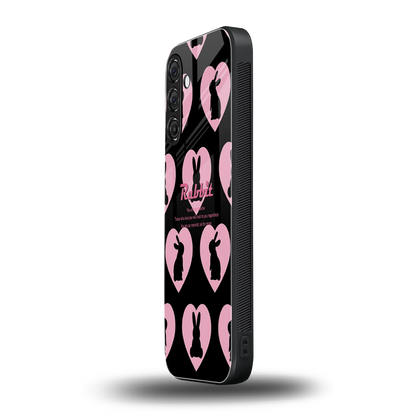Bunny Love samsung galaxy m36 5g mobile cover | shockproof glass phone case