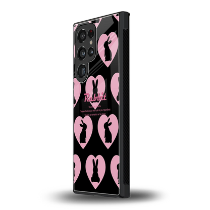 Bunny Love samsung galaxy s23 ultra mobile cover | shockproof glass phone case