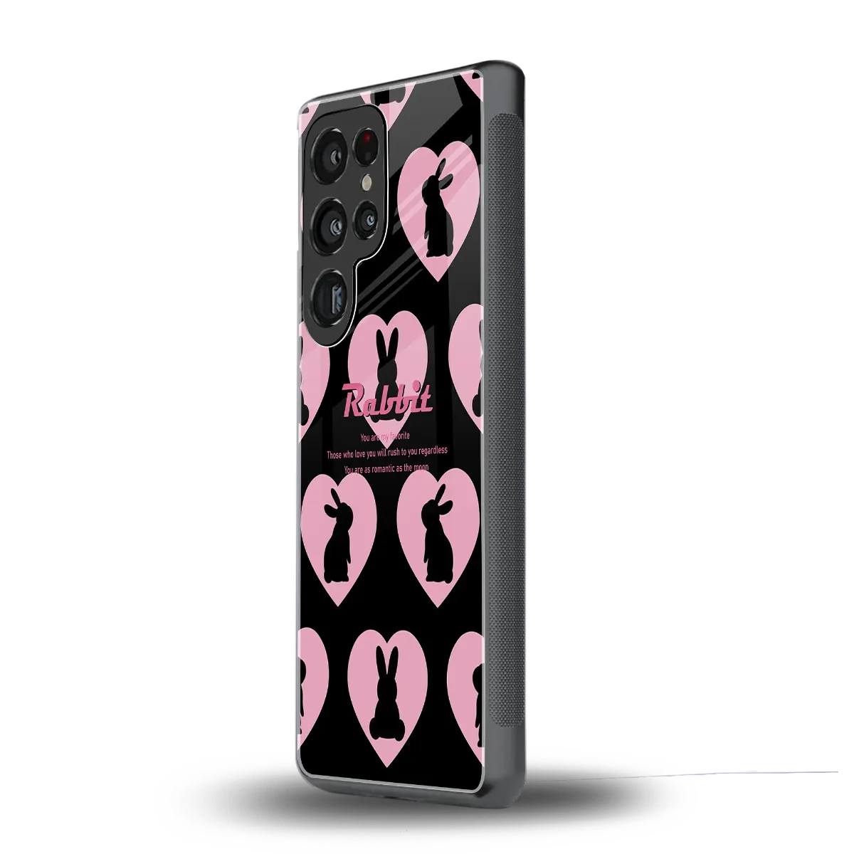 Bunny Love samsung galaxy s25 ultra mobile cover | shockproof glass phone case