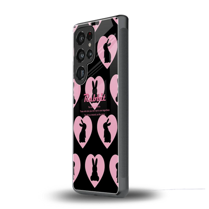 Bunny Love samsung galaxy s25 ultra mobile cover | shockproof glass phone case