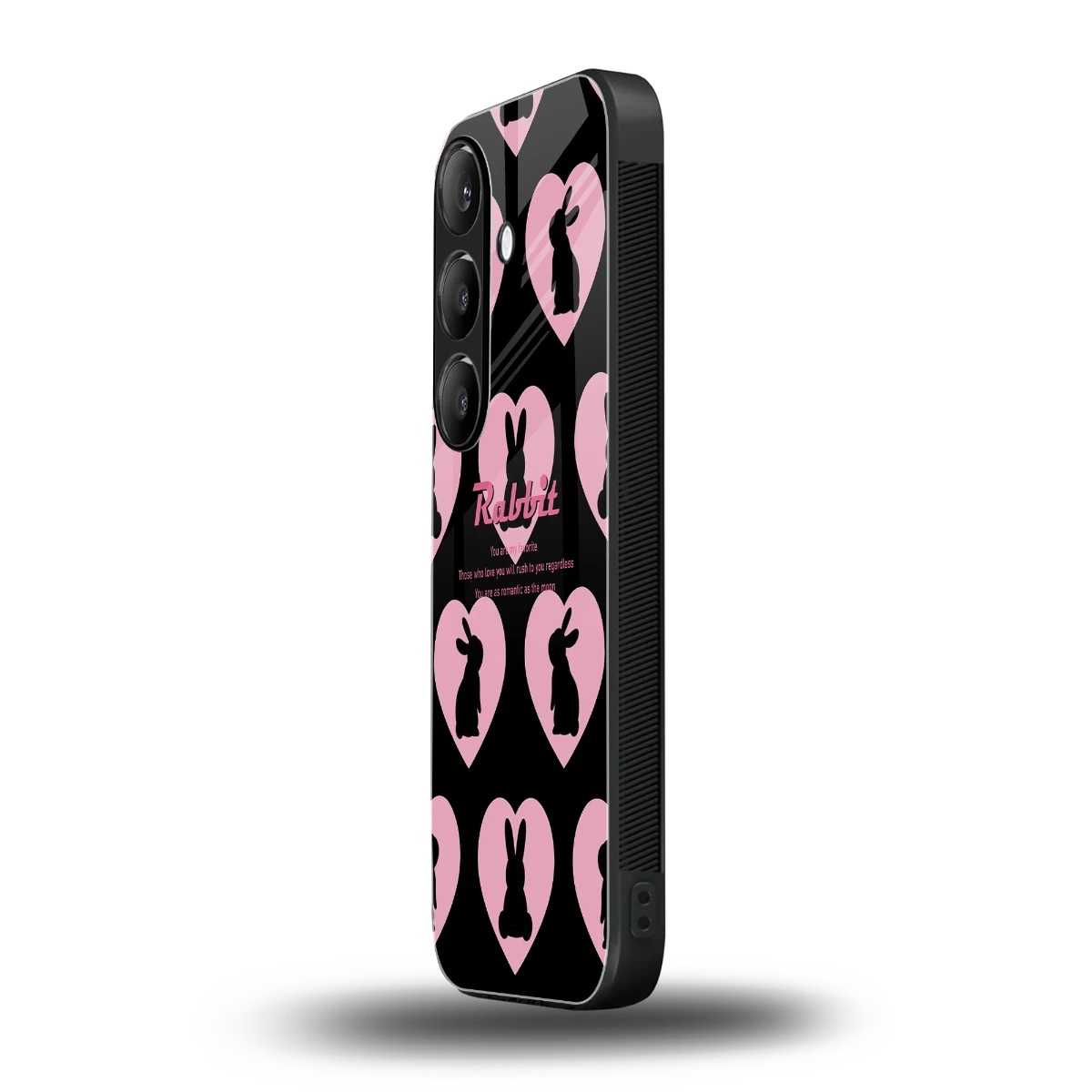 Bunny Love samsung galaxy s24 mobile cover | shockproof glass phone case