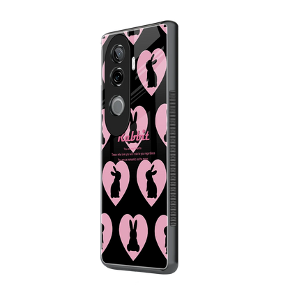 Bunny Love vivo v40e mobile cover | shockproof glass phone case