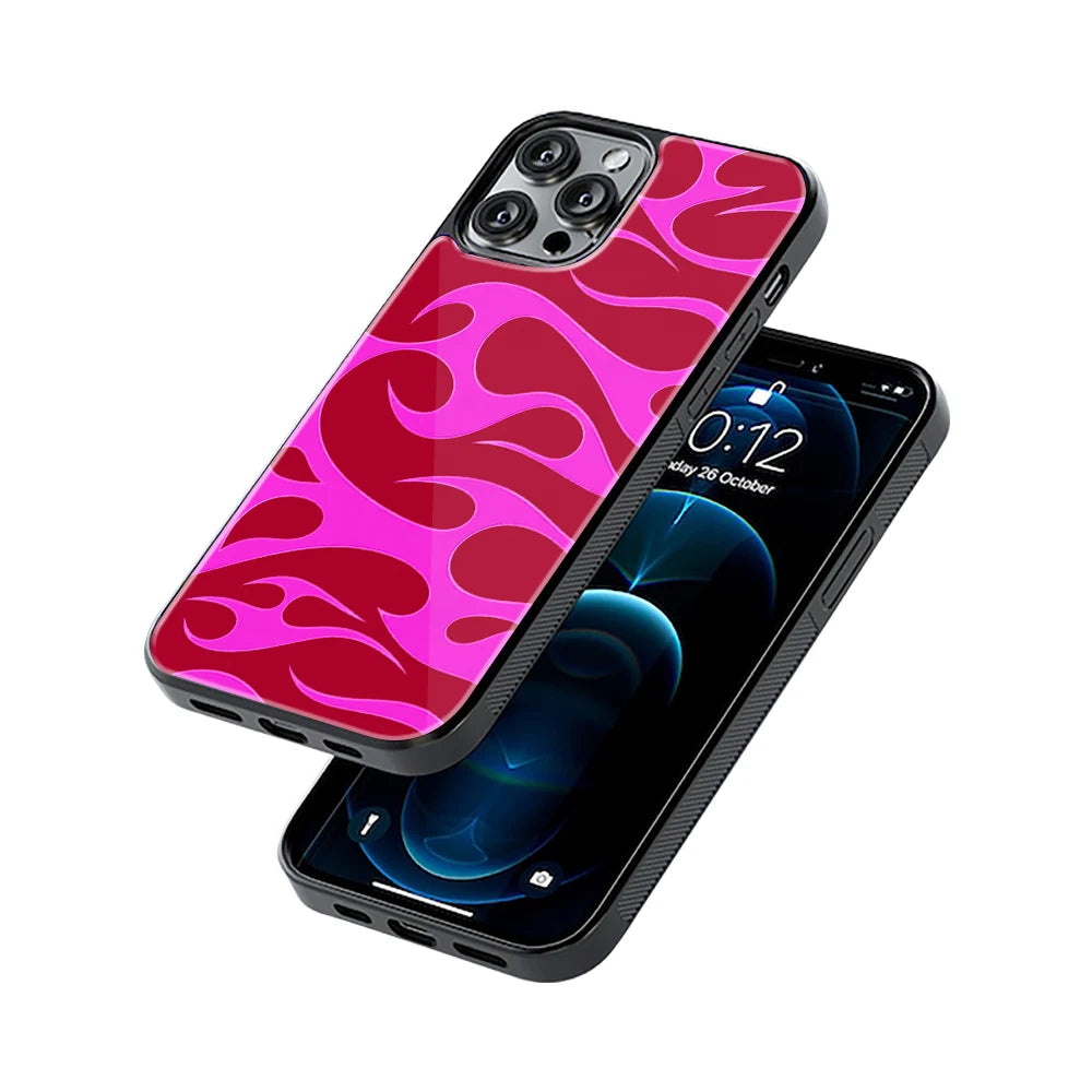 Protective Glass Back Phone Case Compatible with iPhone, Samsung, OnePlus, Pixel & More