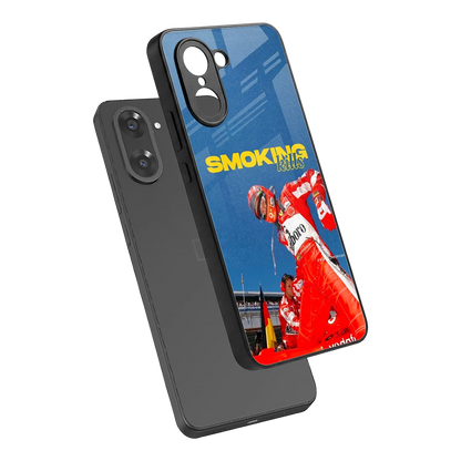 Burnout Mode sleek oneplus nord ce5 5g cover with tempered glass back and TPU edges