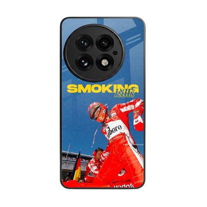 Burnout Mode back phone cover | glass case for oneplus 13
