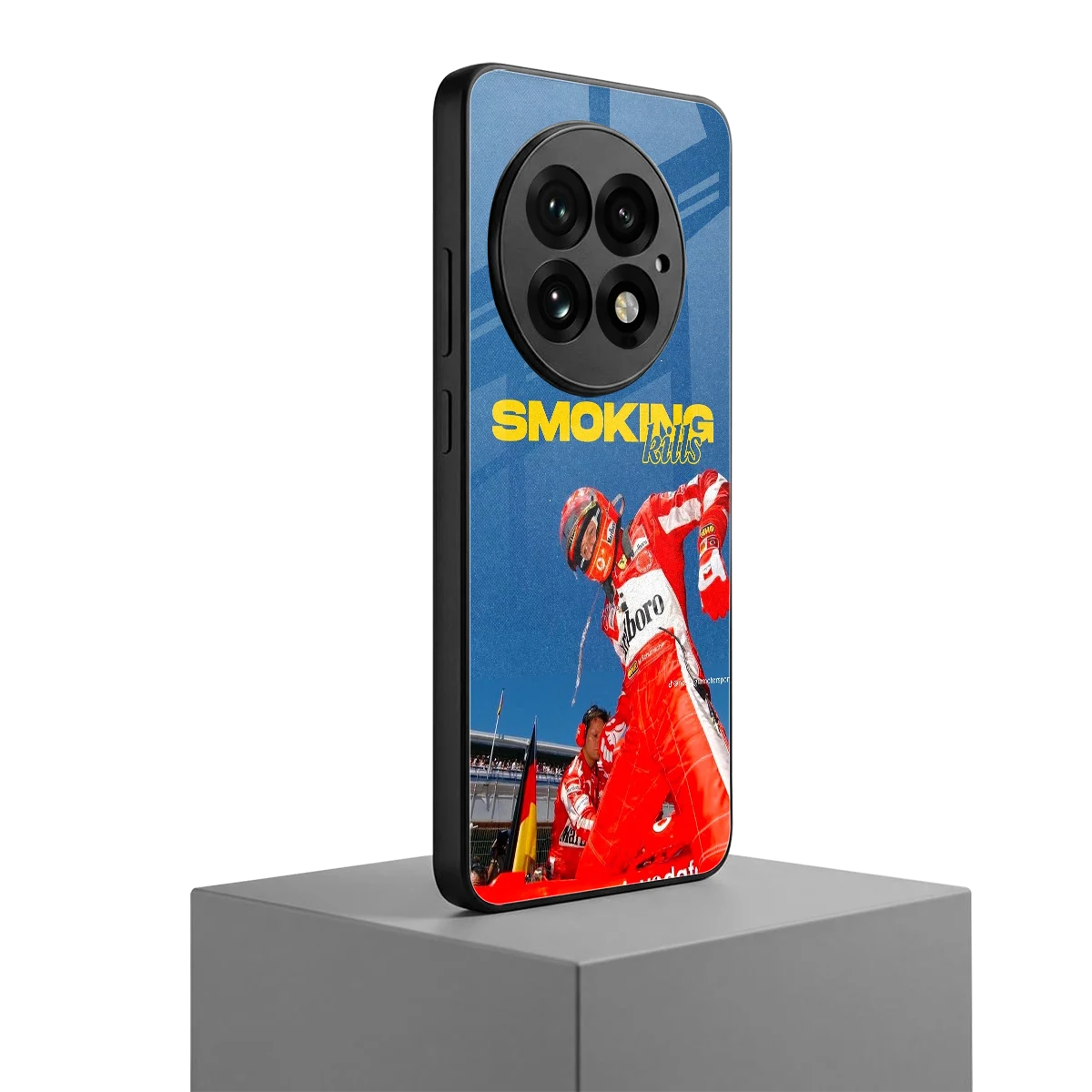 Burnout Mode oneplus 13 mobile cover | shockproof glass phone case