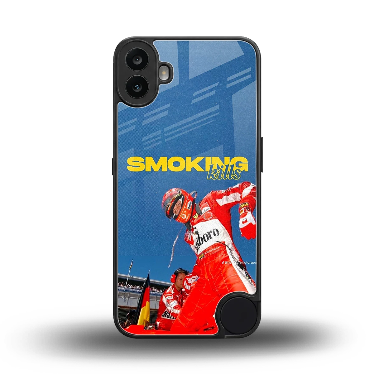 Burnout Mode back phone cover | glass case for cmf nothing phone 1