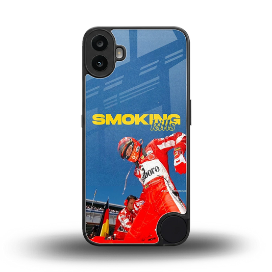 Burnout Mode back phone cover | glass case for cmf nothing phone 1