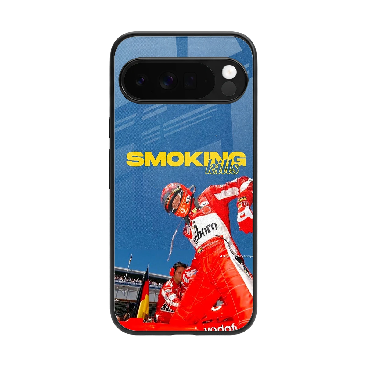 Burnout Mode back phone cover | glass case for google pixel 10 pro xl