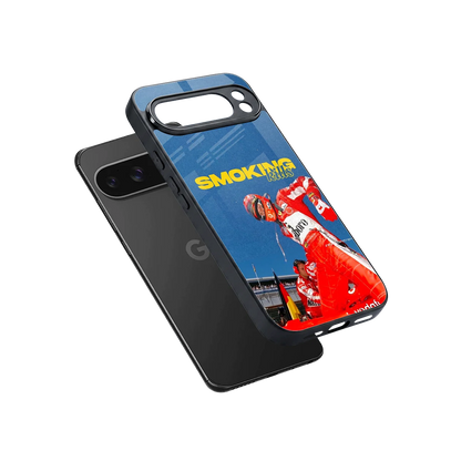 Burnout Mode sleek google pixel 10 pro xl cover with tempered glass back and TPU edges