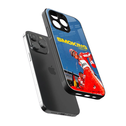 Burnout Mode sleek iphone 13 pro cover with tempered glass back and TPU edges