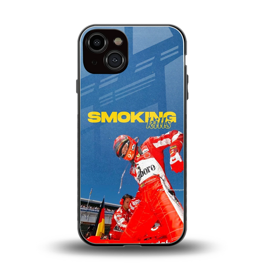 Burnout Mode back phone cover | glass case for iphone 13