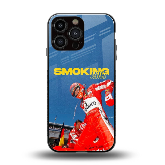 Burnout Mode back phone cover | glass case for iphone 15 pro max