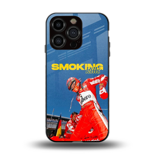 Burnout Mode back phone cover | glass case for iphone 15 pro