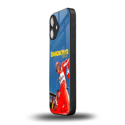 Burnout Mode iPhone 16 mobile cover | shockproof glass phone case