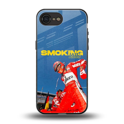 Burnout Mode back phone cover | glass case for iphone 17e