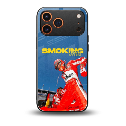 Burnout Mode back phone cover | glass case for iphone 17 pro max