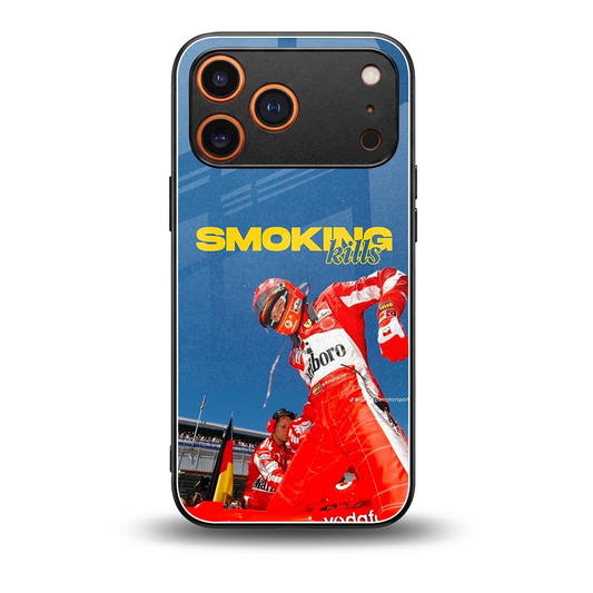 Burnout Mode back phone cover | glass case for iphone 17 pro max