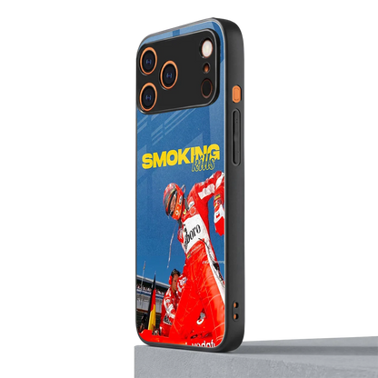 Burnout Mode iphone 17 pro max mobile cover | shockproof glass phone case