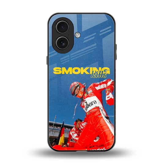 Burnout Mode back phone cover | glass case for iphone 17